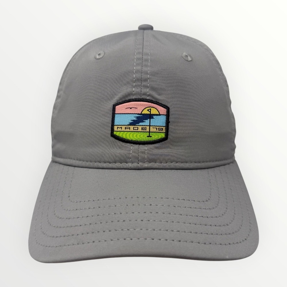 TaylorMade Made 79 Golf Hat Gray Adjustable Performance Strapback Cap